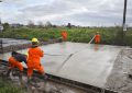 Obra reactivada en Florencio Varela: pavimentación de avenida Cariboni