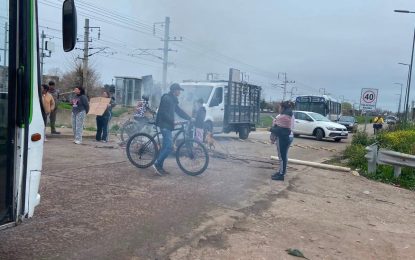 Cortaron vías y Diagonal Los Tilos por un festejo del Día del Niño que no fue autorizado