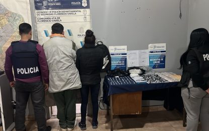 Dos aprehendidos por tenencia de estupefacientes