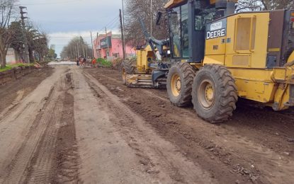 Avance en obras viales de Florencio Varela