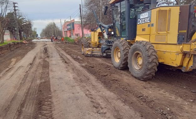 Avance en obras viales de Florencio Varela