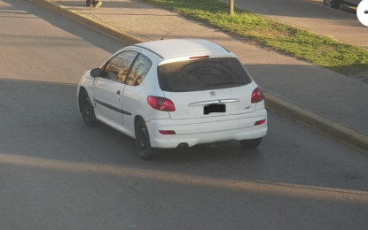 Las cámaras del Centro de Monitoreo Municipal detectaron un automóvil con pedido activo por hurto