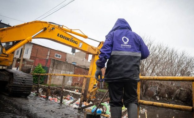 Temporal en Quilmes: el Municipio realizó un operativo tras la caída de 104 milímetros de lluvia