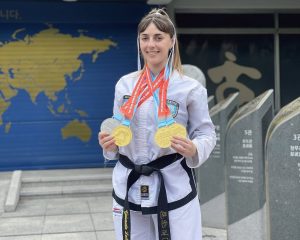 Ludmila Guisasola volvió a brillar en Asia: tres medallas de oro y una de plata para la varelense