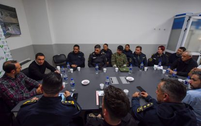 Andrés Watson reunió a representantes de las fuerzas de seguridad para coordinar labores colaborativas