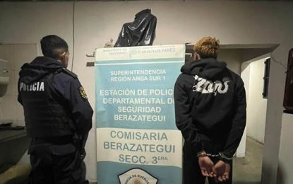 Aprehendieron en Florencio Varela a un sujeto acusado de homicidio