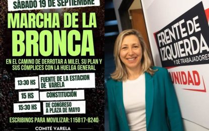 Bregman y Del Caño convocan a la Marcha de la Bronca el 19 de septiembre en Plaza de Mayo: «La lucha contra este Gobierno no puede esperar»
