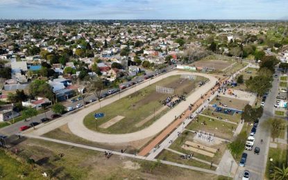 Nueva pista de atletismo en Florencio Varela