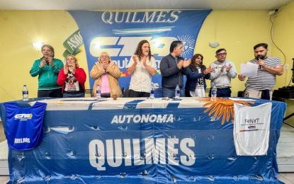 Presentaron la nueva conducción de la CTA Autónoma de Quilmes y Solano