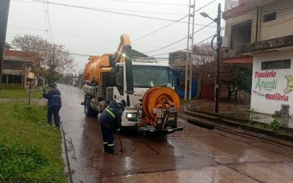 Relevamientos y operativos de limpieza por las lluvias en Florencio Varela