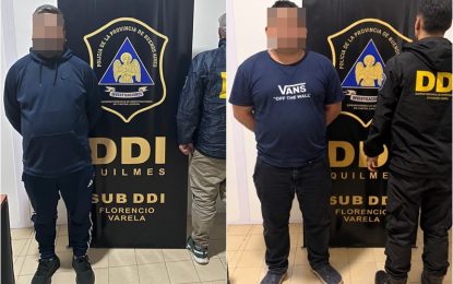 Dos detenidos por un violento robo ocurrido en Florencio Varela en 2019