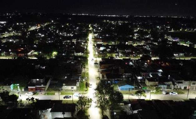 San Francisco Grande renovó el alumbrado público con 618 luminarias LED