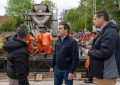 Andrés Watson anunció la extensión de la obra en avenida Cariboni hasta la Ruta Provincial 53