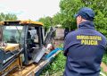 Derribaron un búnker narco y un desarmadero de autos en Florencio Varela
