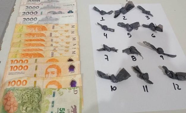 Interceptaron a un ciclista con cocaína en el centro de Varela