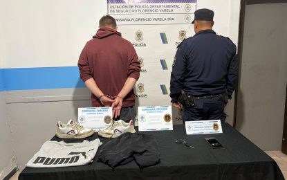 Detuvieron a un hombre por el robo a un supermercado Día en Varela